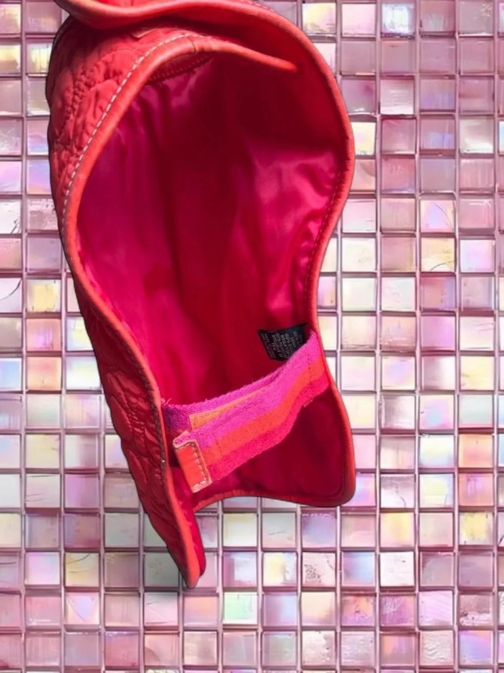 Coach Quilted Clutch in Vibrant Red - Picture 2 of 7